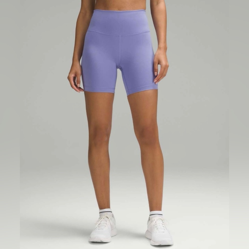 Lululemon Wunder Train High-Rise Short 6” – Dark Lavender | Size 2 | Like New - Picture 2 of 8